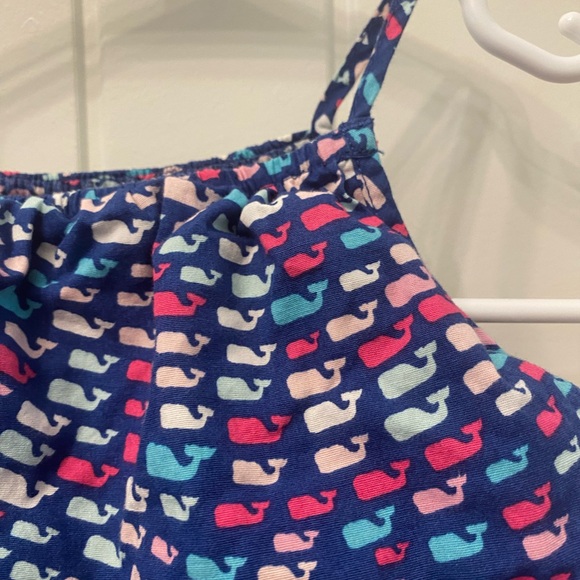 Vineyard Vines Target Baby Whale Print Ruffle Bubble Romper - Picture 5 of 5